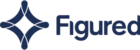 Figured logo blue